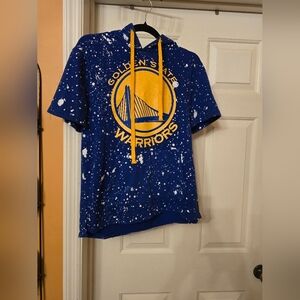NBA Golden State Warriors Kids Blue and Yellow Hoodie
